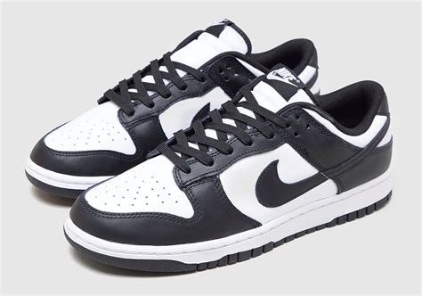 Nike Black/White Junior Dunk Low Shoes